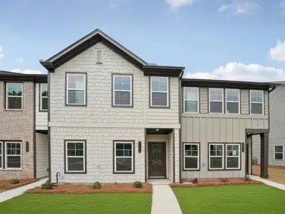 New construction Townhouse house 5504 Warwick Pass, Douglasville, GA 30135 plan Calliope - image