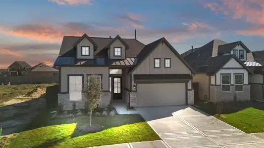 New construction Single-Family house 15035 Mission Ave, Mont Belvieu, TX 77523 plan Lauren - image