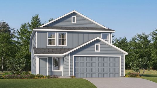 New construction Single-Family house 771 Whoopers Lp, Uhland, TX 78640 plan Morrow - image