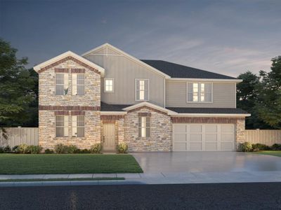 New construction Single-Family house 104 Marfa Dr, Kyle, TX 78640 The Revere- photo 0