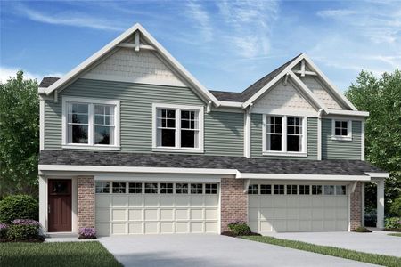 New construction Townhouse house 18 Gold Dust Dr, Unit 21-B, Dawsonville, GA 30534 plan Hudson - image