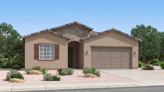 New construction Single-Family house 17396 S Ironwood Bend Dr, Vail, AZ 85641 plan Pima - image