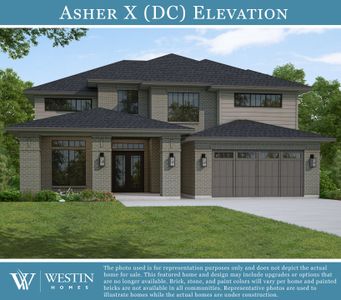 New construction Single-Family house 41918 Shoal St, Todd Mission, TX 77316 plan The Asher X - image