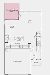 Structural options added:  extended outdoor living