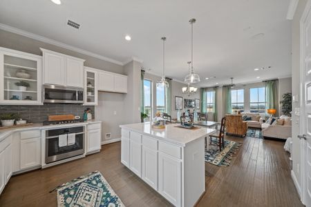 Gourmet Kitchen overlooking dining area