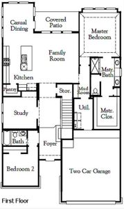 1st Floor Diagram