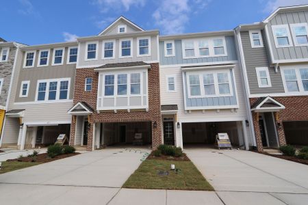 New construction Townhouse house 2273 Bay Minette Sta, Apex, NC 27502 plan Hyde Park - image