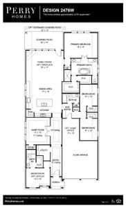 Floor Plan for 2476W