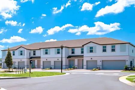 New construction Townhouse house 4911 Winding River Rd, Orlando, FL 32822 plan Abbey - image