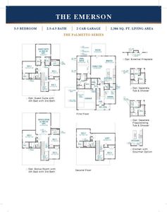 New construction Single-Family house 2386 Allamira Ln, Johns Island, SC 29455 plan Emerson - image