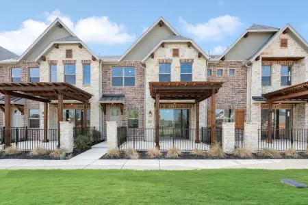 New construction Townhouse house 2829 Enfield, The Colony, TX 75056 plan Monterey - image