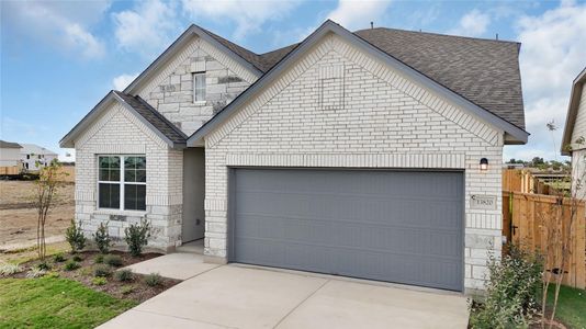 New construction Single-Family house 13820 Tucker Hedge Pass, Manor, TX 78621 Sofia- photo 0