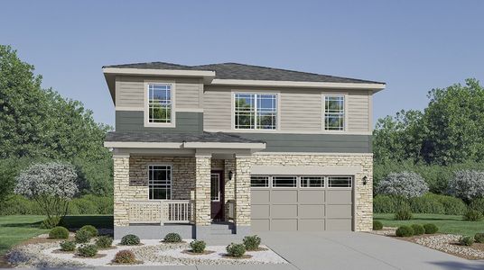 New construction Single-Family house 2888 Blueberry Willow Dr, Loveland, CO 80538 plan Marigold - image