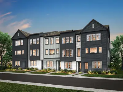 New construction Townhouse house 4607 Swan Meadow Ln, Charlotte, NC 28226 plan Bellamy - image