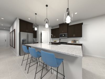 Rendering of Kitchen in Holly Floorplan