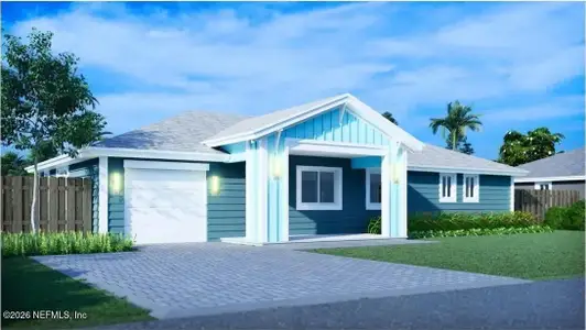 New construction Single-Family house 135 Hartford St, Hawthorne, FL 32640 plan Buttonwood - image