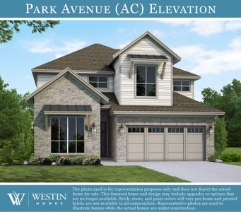 New construction Single-Family house 2019 Lobo Ct, Todd Mission, TX 77316 plan The Park Avenue - image