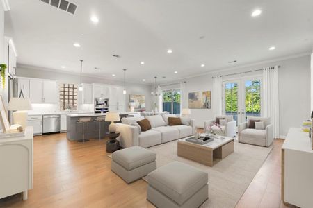 Beautiful open concept plan offers flexible and functional living spaces.