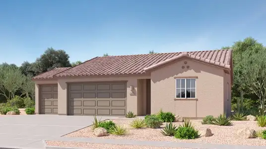 New construction Single-Family house 17467 S Ironwood Bend Dr, Vail, AZ 85641 plan Bravo - image