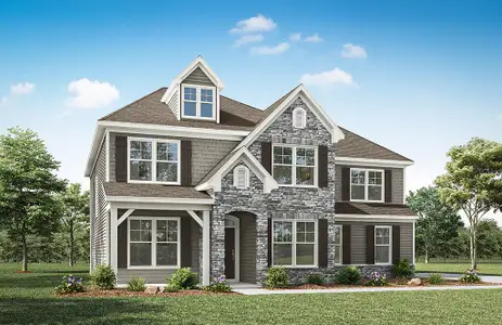 New construction Single-Family house 1321 Knob Creek Dr, Gastonia, NC 28054 plan Colfax - image
