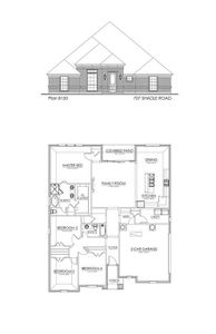 New construction Single-Family house 707 Shadle Rd, Poolville, TX 76487 Plan 8150- photo 1 1