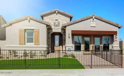 New construction Single-Family house 16336 W Jackson St, Goodyear, AZ 85338 Hacienda Series - Crimson- photo 0