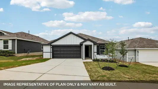 New construction Single-Family house 154 Balmorehea St, Kyle, TX 78640 plan The Carson - image