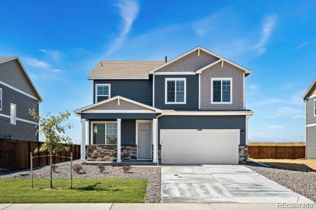 New construction Single-Family house 27516 E Byers Place, Aurora, CO 80018 BELLAMY- photo 0