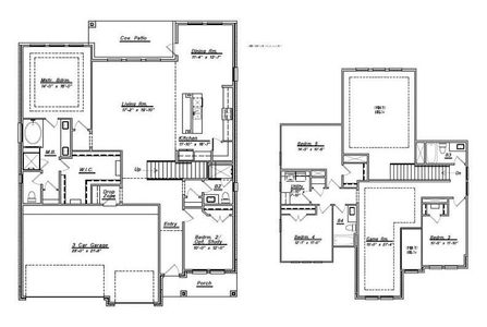 New construction Single-Family house Magnolia, TX 77484 plan Floor Plan 3099 - image