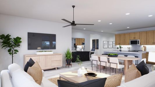 Great Room | Nicolas | Sage Collection – Freedom at Anthem in Kyle, TX by Landsea Homes