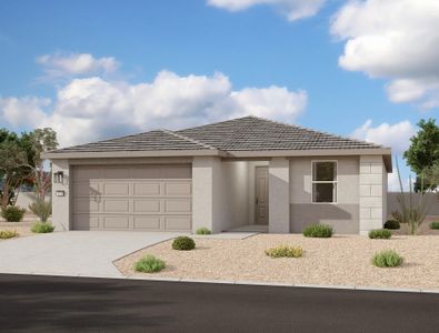 New construction Single-Family house 2332 E Galloping Horse Dr, San Tan Valley, AZ 85140 plan Marigold - image