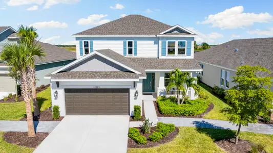 New construction Single-Family house 13610 Cornerstone Wy, Parrish, FL 34219 plan Bahama - image