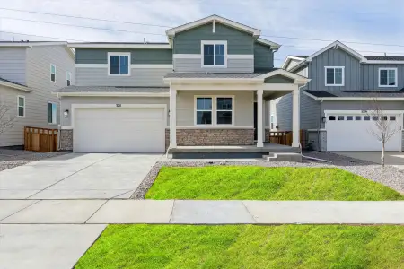 New construction Single-Family house 3711 Sandreed St, Dacono, CO 80514 plan The Powell - image