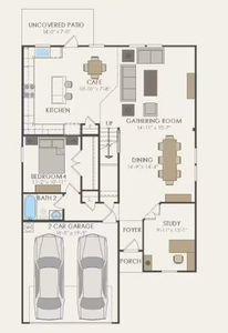 Pulte Homes, Mesilla floor plan