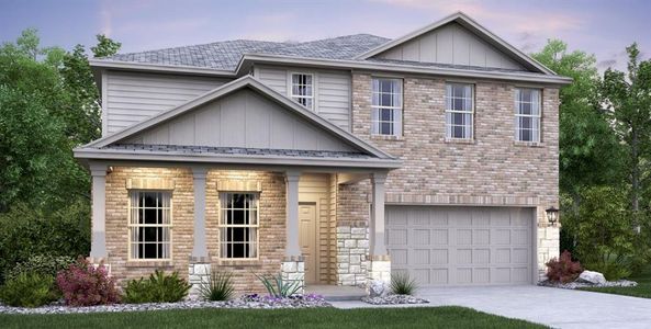 New construction Single-Family house 10201 Prague Ctr, Austin, TX 78747 Hudson- photo 0