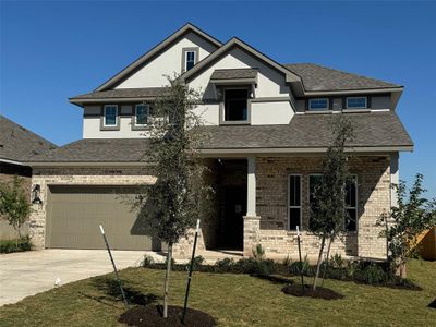 New construction Single-Family house 908 Leaning Oak Ln, Georgetown, TX 78628 Maddy- photo 0