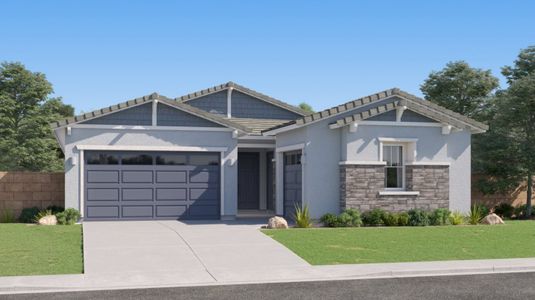 New construction Single-Family house 3352 E Aglio Ave, San Tan Valley, AZ 85143 plan Trillium Plan 4585 - image