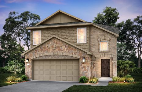 The Springfield, a 2-story new construction home showing Home Exterior R