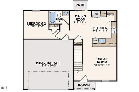 New construction Single-Family house 7001 Moss Creek Wy, Rocky Mount, NC 27804 - image