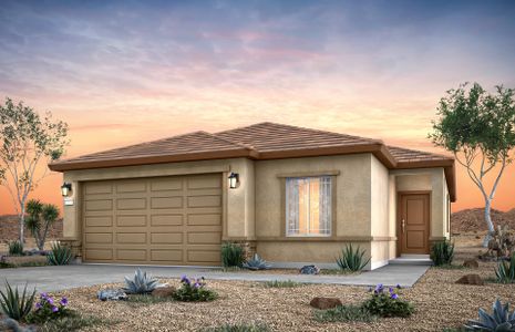 New construction Single-Family house 16565 N Comet Trl, Maricopa, AZ 85138 Marigold- photo 0