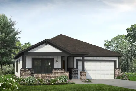 New construction Single-Family house 209 Gus Lp, Georgetown, TX 78626 plan Rancho San Gabriel 1754 - image