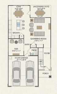 Pulte Homes, Sienna floor plan