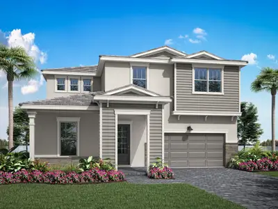 New construction Single-Family house 10807 SW Tradition Sq, Port St. Lucie, FL 34987 plan Eau - image