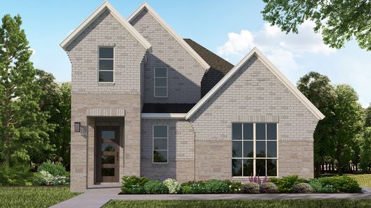 Plan 1403 Elevation B with Stone