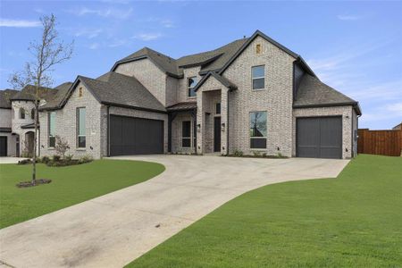 New construction Single-Family house 1021 Georgetown Pl, Prosper, TX 75078 Broadcrest FSW (w/Media or Optional 6th Bedroom)- photo 2 2