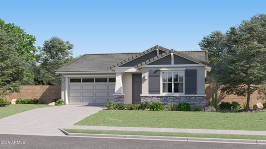 New construction Single-Family house 3385 E Open Prairie Dr, San Tan Valley, AZ 85140 Sage Plan 4022- photo 0