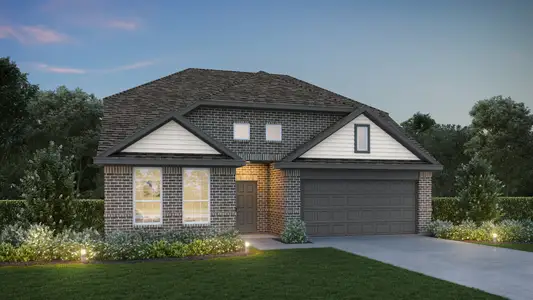 New construction Single-Family house 9249 Harrisburg Dr, Crowley, TX 76036 plan The Fairway 60 - image
