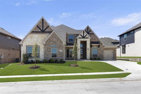 New construction Single-Family house 711 S Stearman Ln, Fate, TX 75087 Birchwood 2FSW (w/Media)- photo 0