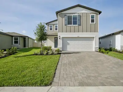 New construction Single-Family house 11259 Bellewood Ter, Parrish, FL 34219 plan Zion - image