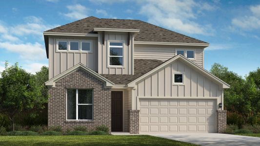 New construction Single-Family house 105 Magnolia Beech St, Hutto, TX 78634 plan Pleasanton - image